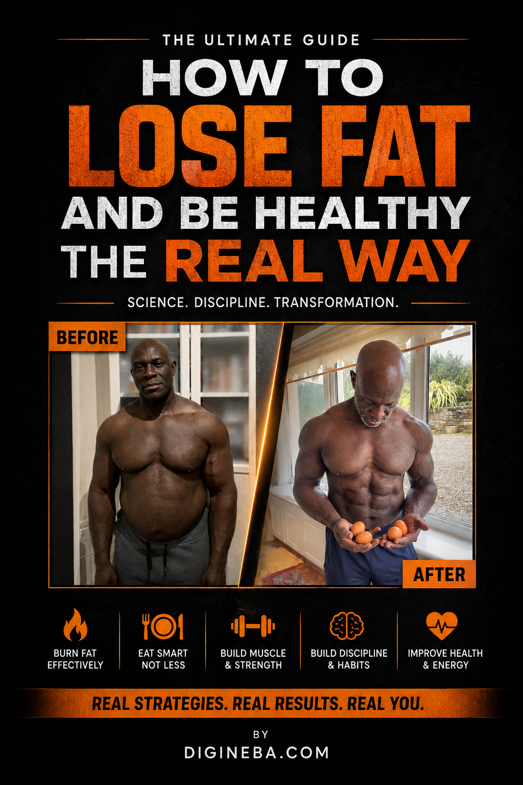 The Real Way to Lose Fat: A Practical Guide to Healthy Fat Loss, Nutrition & Fitness
