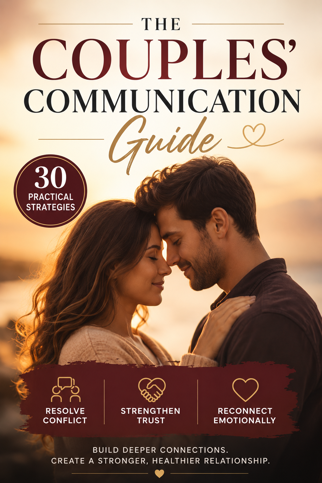 The Couples’ Communication Guide 30 Practical Strategies to Resolve Conflict, Strengthen Trust, and Reconnect Emotionally
