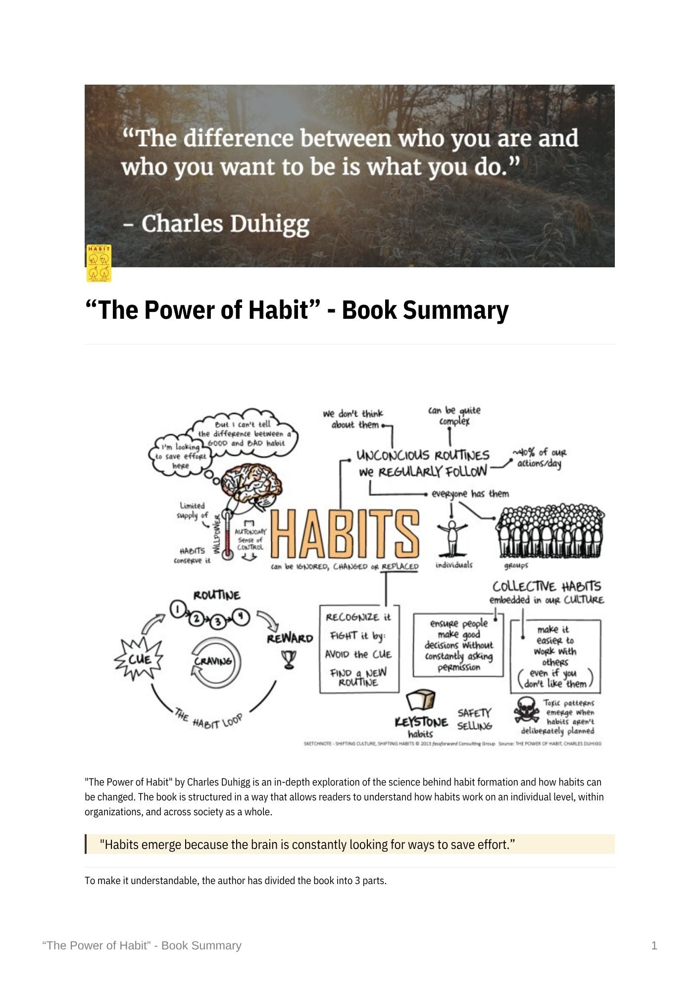 The Power of Habit: Why We Do What We Do, and How to ChangeThe Power of Habit: Why We Do What We Do, and How to Change